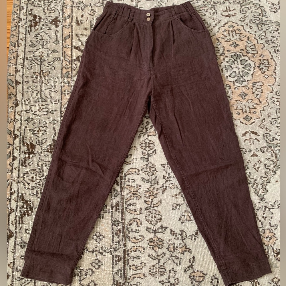 NotPERFECTLINEN Damme Pants